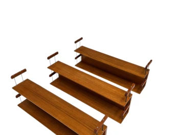 Mid-Century Modern Wall Mounted Shelf by Walter Wirtz for Wilhelm Renz, 1960s